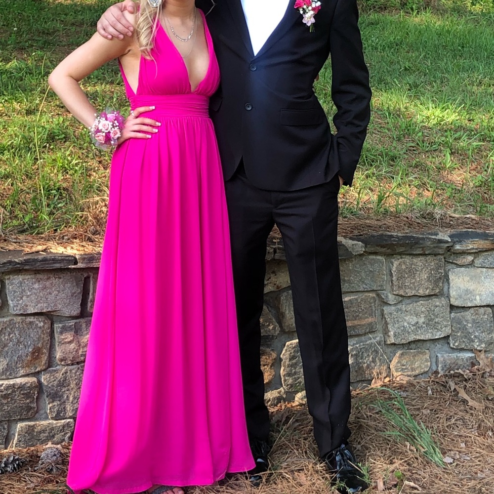 Hot Pink Prom Dress